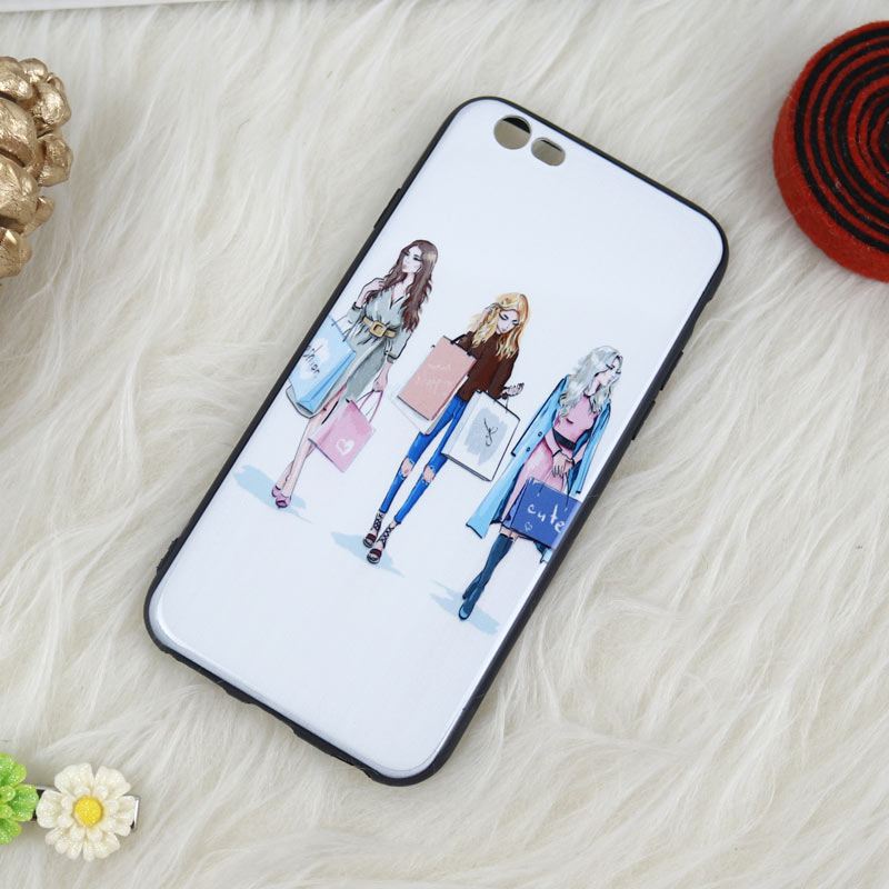 قاب فانتزی برجسته دخترانه کد 40 آیفون iPhone 6/6s سری 2