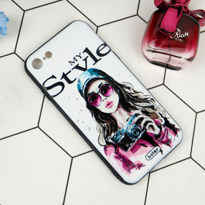 قاب فانتزی برجسته دخترانه آیفون iPhone 7/8 سری 1