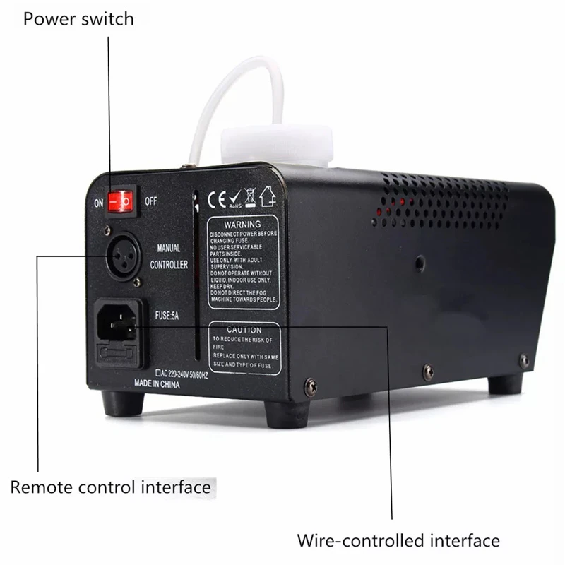 دستگاه مه ساز Fog Machine + ریموت کنترل و مایع مخصوص