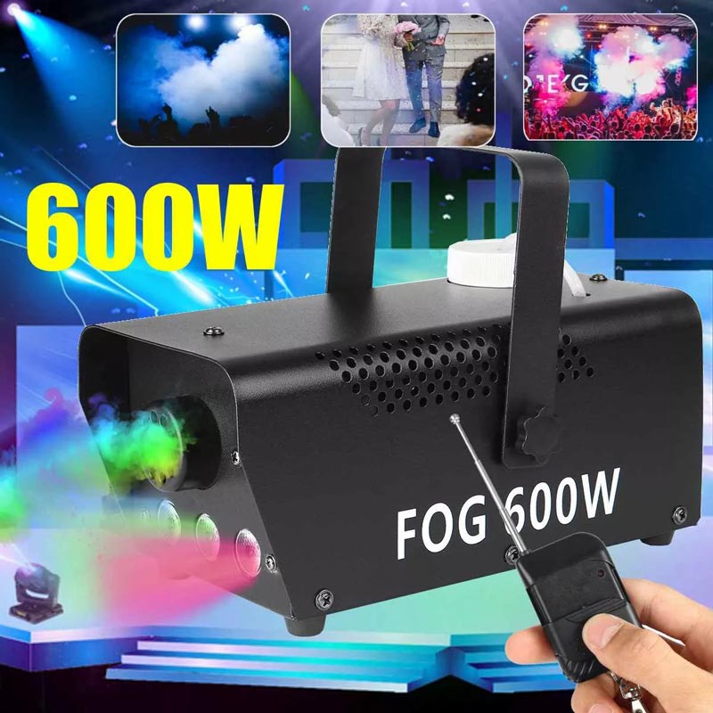 دستگاه مه ساز Fog Machine + ریموت کنترل و مایع مخصوص