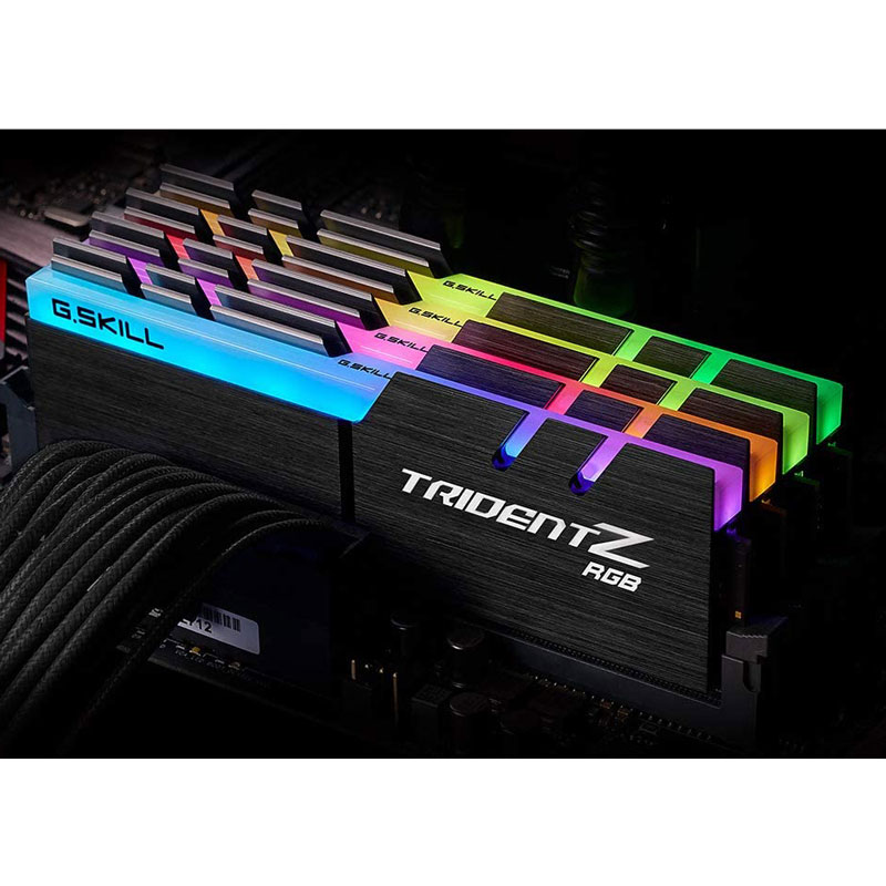 رم کامپیوتر G.SKILL Trident Z RGB DDR4 16GB 4000MHz CL18 Dual