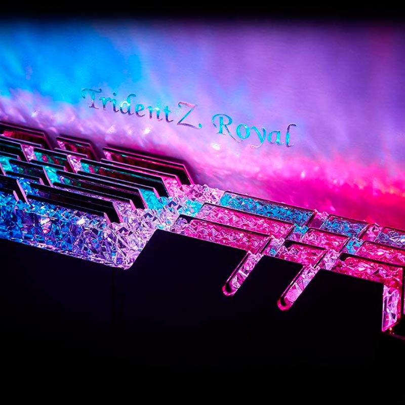 رم کامپیوتر G.SKILL TridentZ Royal Silver DDR4 16GB 3600MHz CL18 Dual