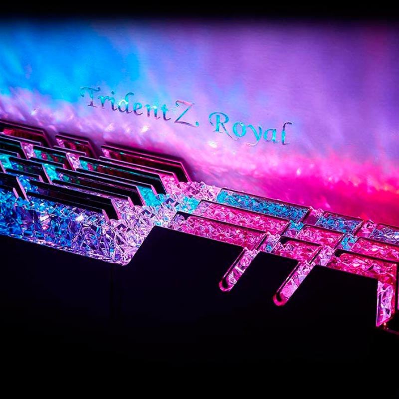 رم کامپیوتر G.SKILL TridentZ Royal Silver DDR4 16GB 3600MHz CL18 Dual