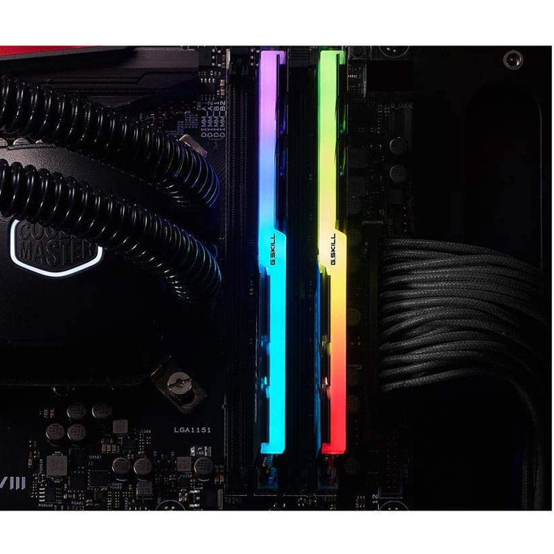 رم کامپیوتر G.Skill TridentZ RGB DDR4 64GB 3600MHz CL18 Dual