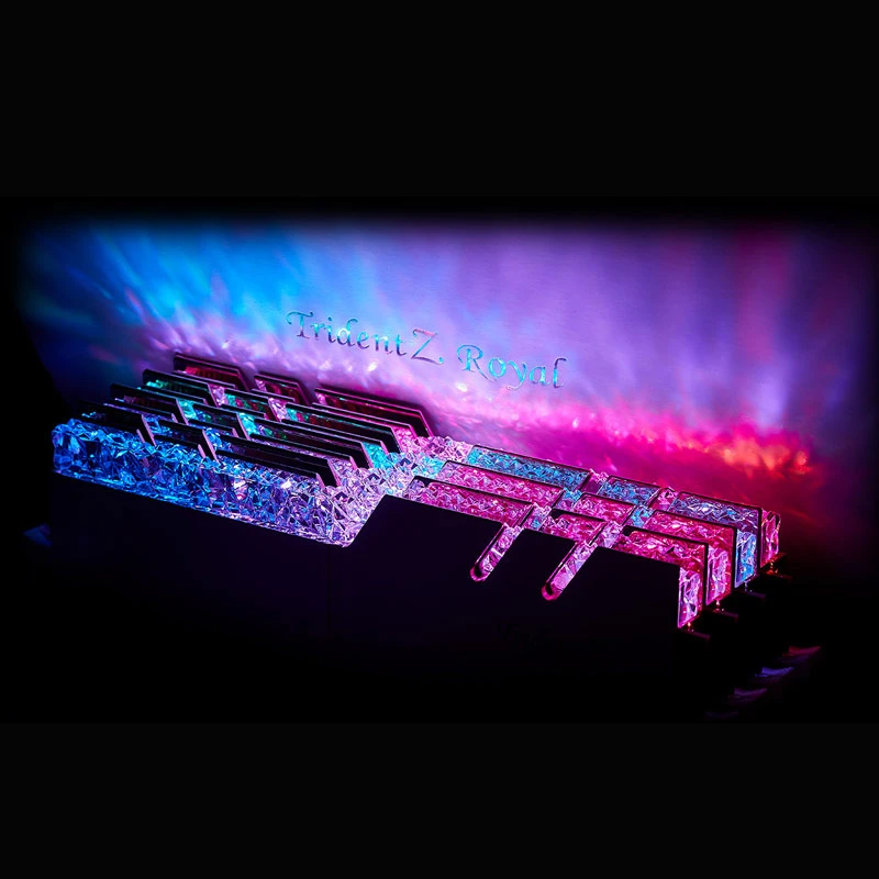 رم کامپیوتر G.Skill Trident Z Royal Silver DDR4 16GB 4400MHz CL16 Dual