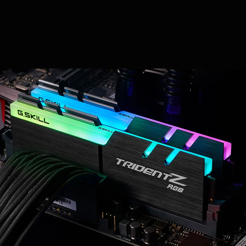 رم کامپیوتر G.Skill TridentZ RGB DDR4 64GB 3200MHz CL16 Dual