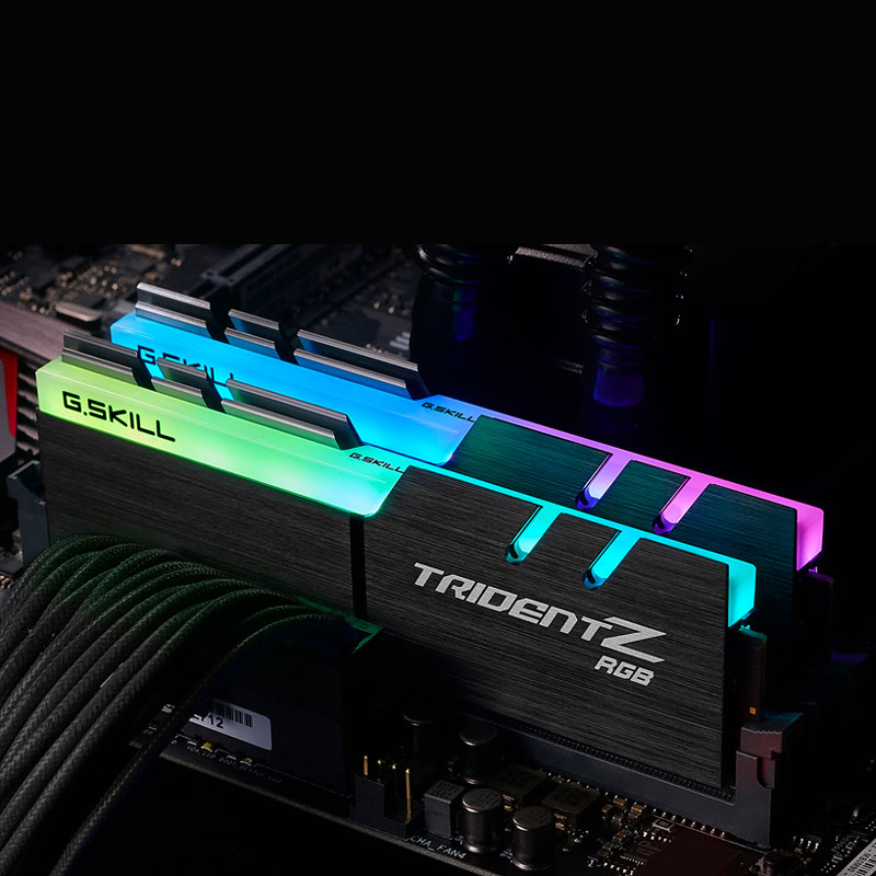 رم کامپیوتر G.Skill TridentZ RGB DDR4 64GB 3200MHz CL16 Dual