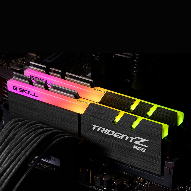 رم کامپیوتر G.Skill TridentZ RGB DDR4 64GB 3200MHz CL16 Dual