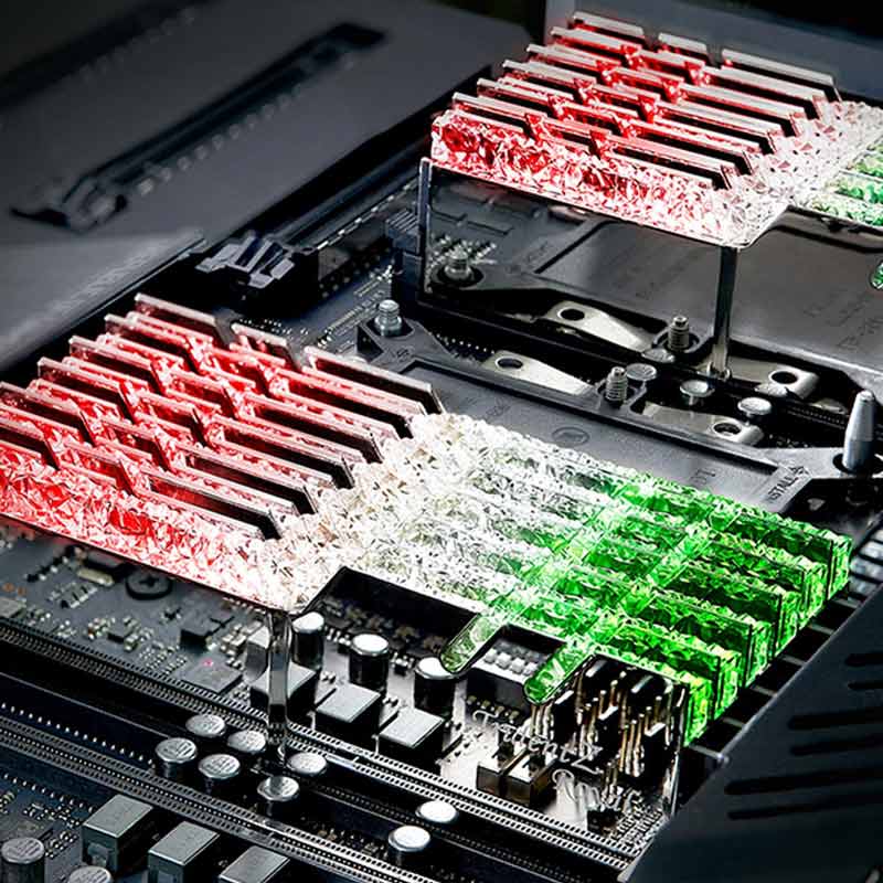 رم کامپیوتر G.Skill Trident Z Royal Silver DDR4 64GB 3600MHz CL18 Dual