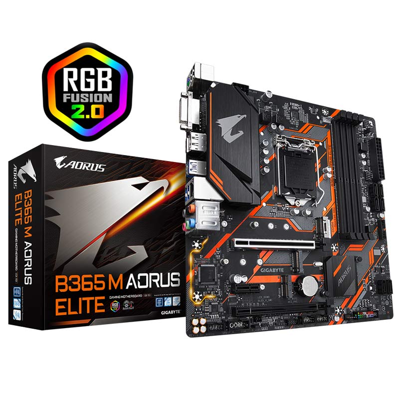 مادربرد گیگابایت B365 M AORUS Elite DDR4