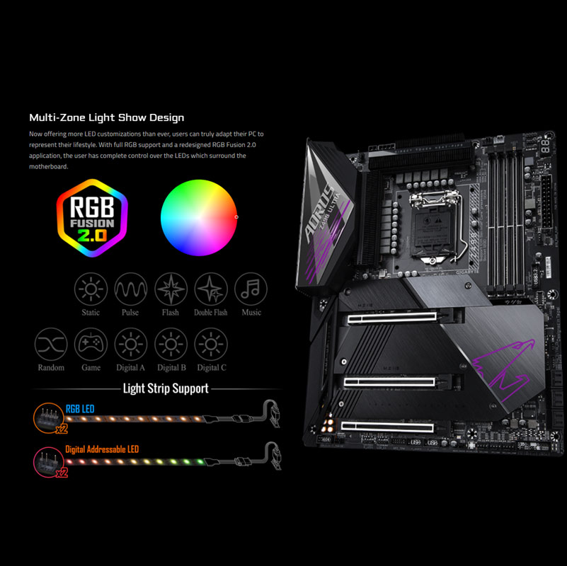 مادربرد گیگابایت Z490 AORUS ULTRA rev. 1.x DDR4