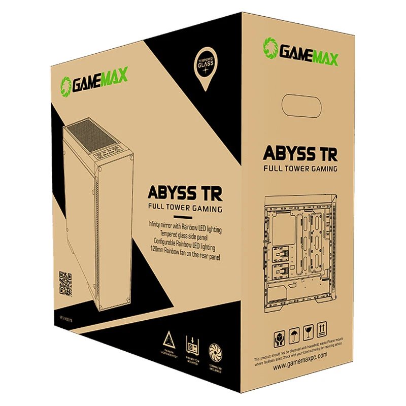 کیس کامپیوتر گیم مکس GameMax Abyss TR ARGB