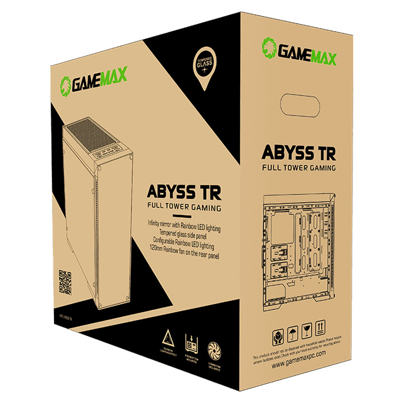 کیس کامپیوتر گیم مکس GameMax Abyss TR ARGB