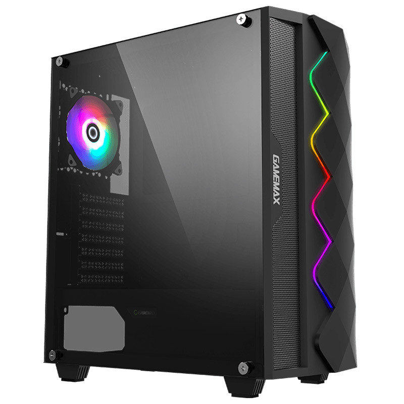 کیس کامپیوتر گیم مکس GameMax Black Diamond ARGB