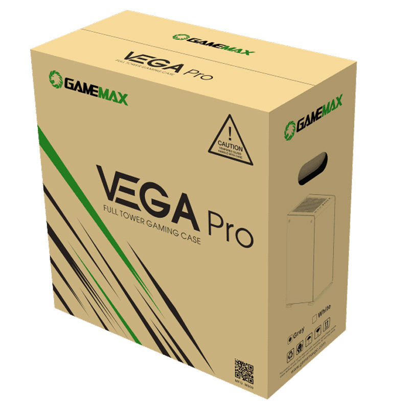 کیس کامپیوتر گیم مکس GameMax Vega Pro Grey