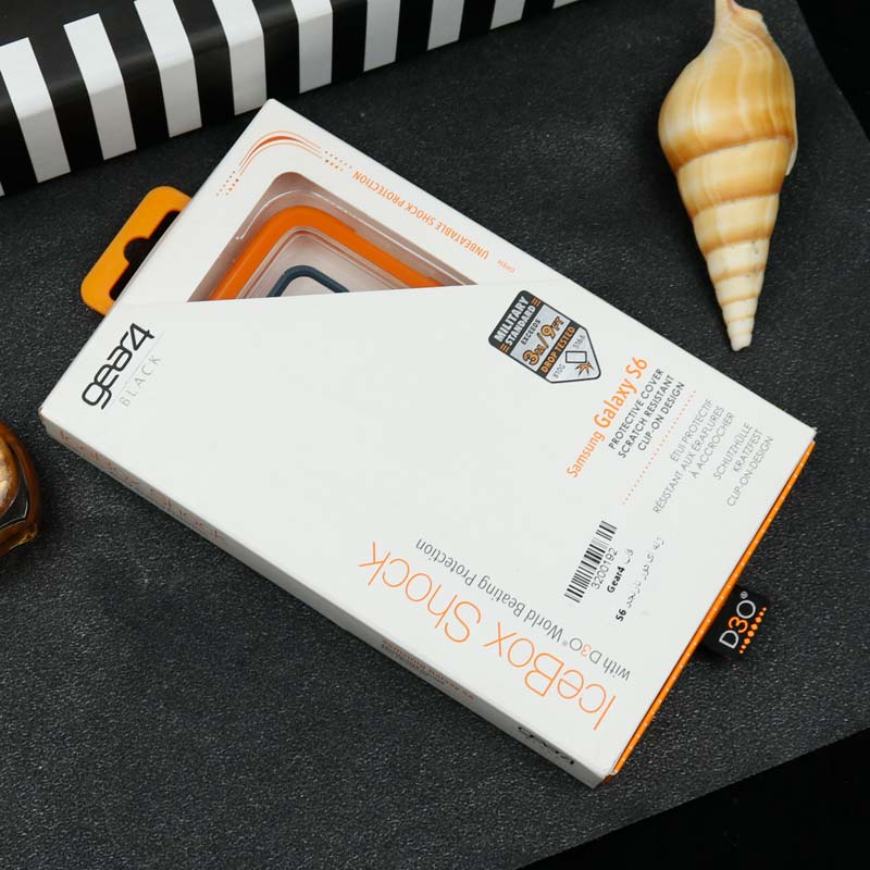 قاب Gear4 ژله ای دور نارنجی Samsung Galaxy S6