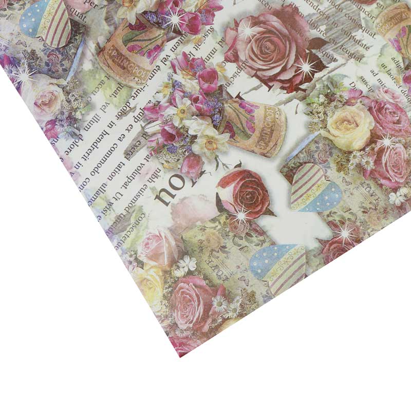 کاغذ کادو طرح دار بسته 50 عددی