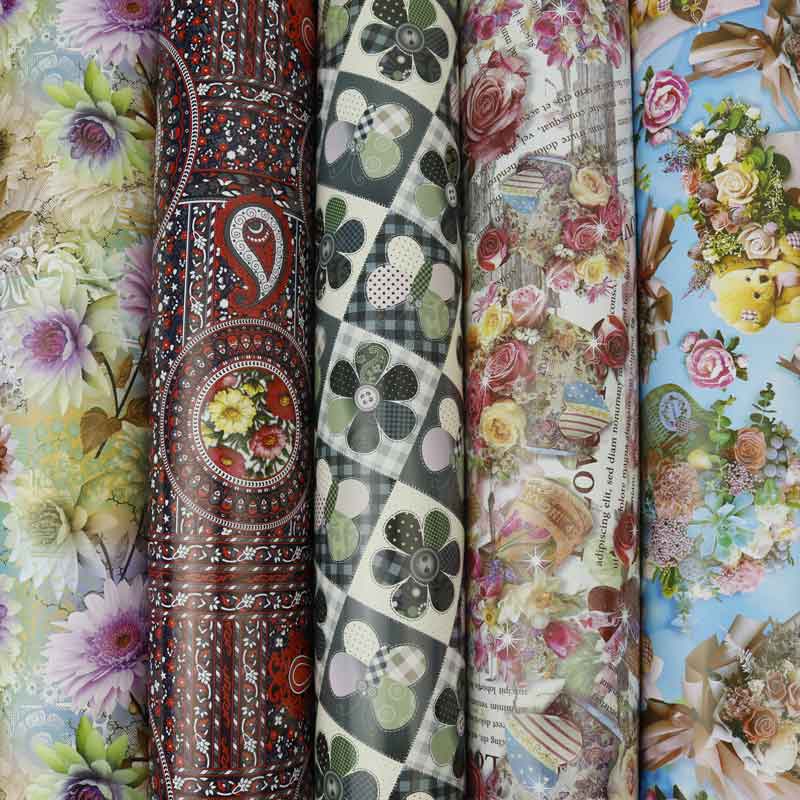 کاغذ کادو طرح دار بسته 50 عددی