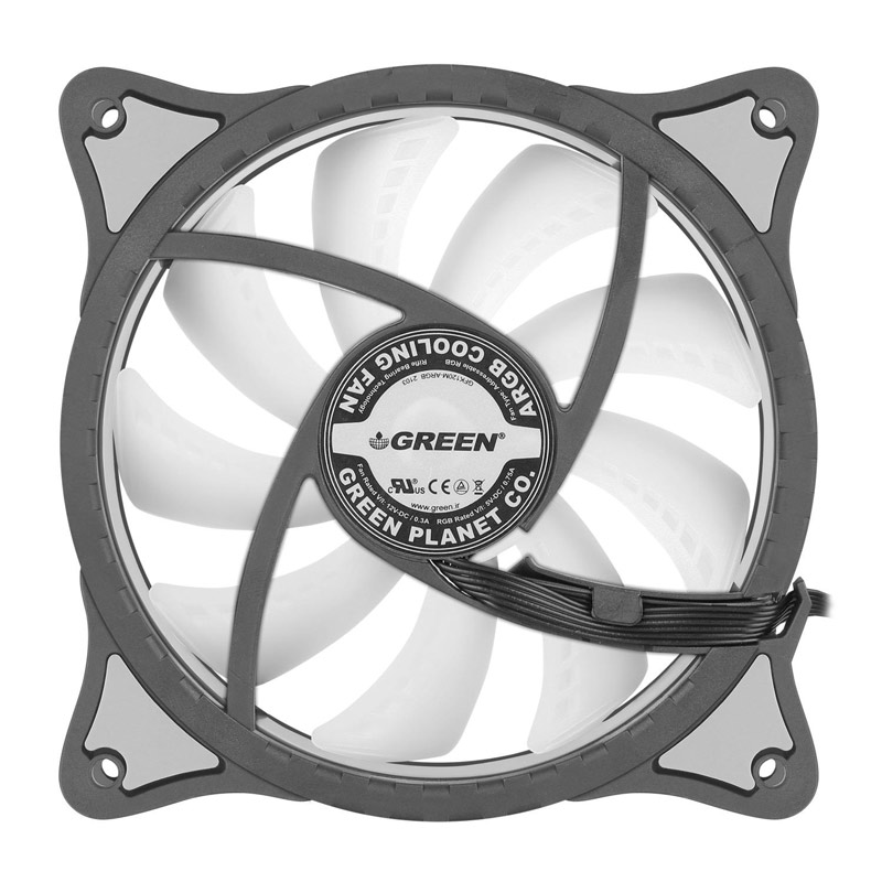 فن کیس گرین Huracan Fan GFK120M-Argb بسته 3 عددی