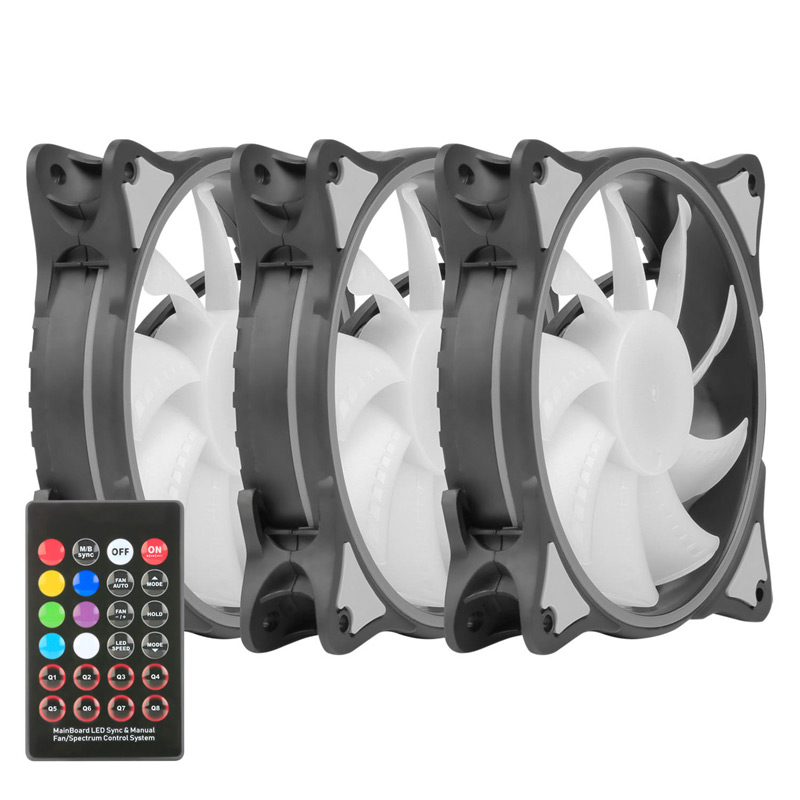 فن کیس گرین Huracan Fan GFK120M-Argb بسته 3 عددی