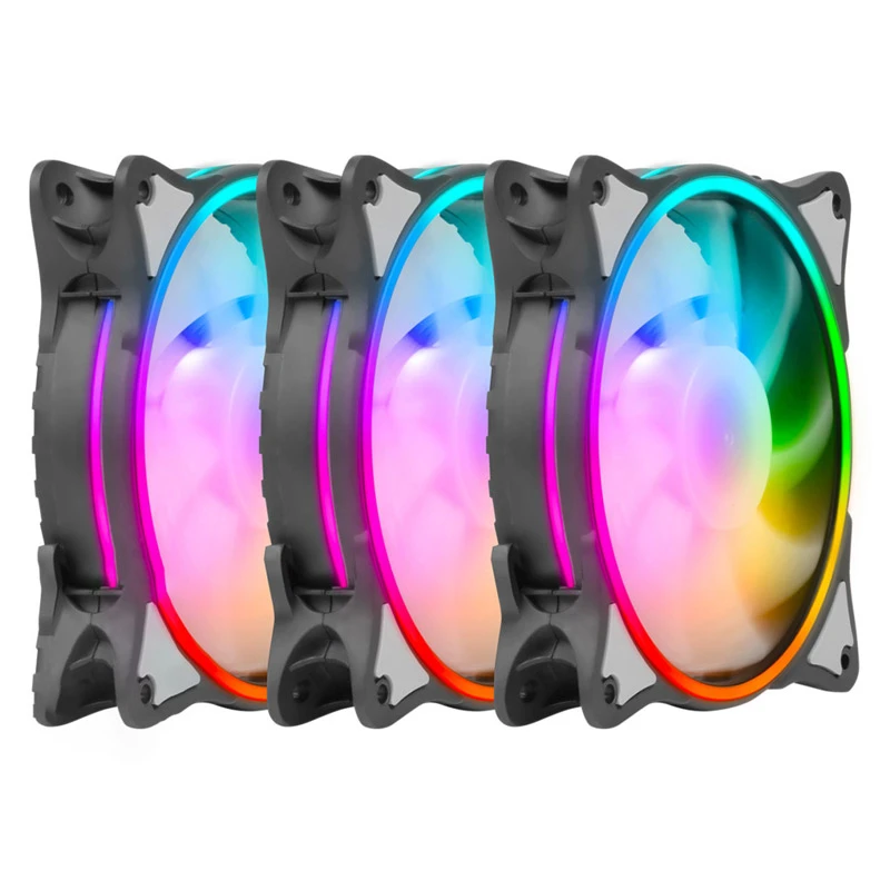 فن کیس گرین Huracan Fan GFK120M-Argb بسته 3 عددی
