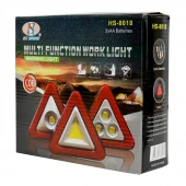 چراغ خطر چند حالته شارژی خورشیدی Hi Sheen HS-8017