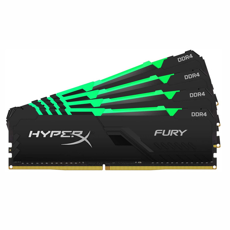 رم کامپیوتر HyperX FURY DDR4 32GB 3466MHz CL16 Quad