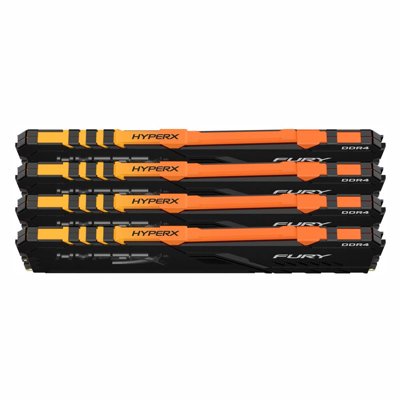 رم کامپیوتر HyperX FURY DDR4 32GB 3466MHz CL16 Quad