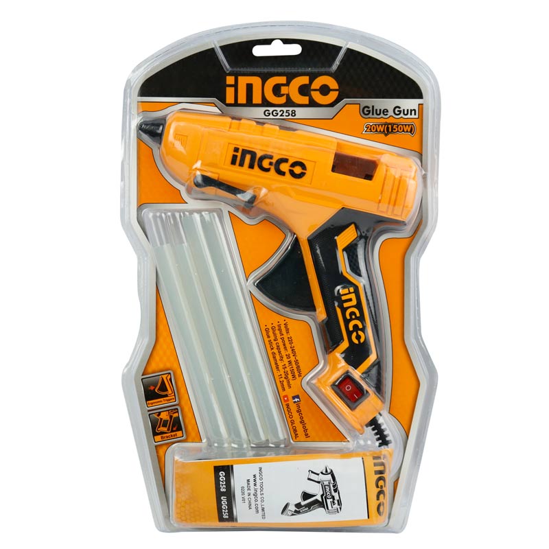 دستگاه چسب تفنگی اینکو Ingco GG258 20W