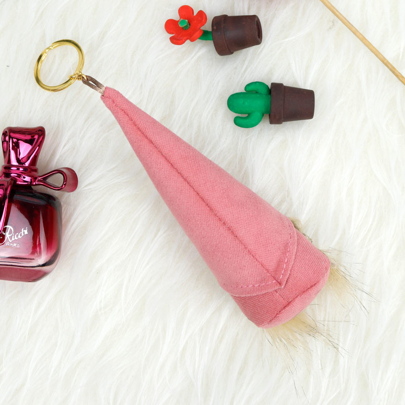 جاکلیدی عروسک پارچه ای لیلیپوت دختر رنگی