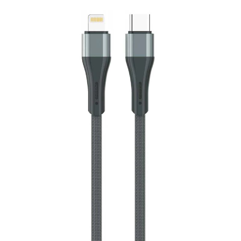 کابل تبدیل فست شارژ KingStar K49 iC Type-C To Lightning 2A PD 18W 1m + کابل هدیه