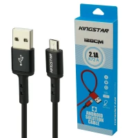 کابل میکرو یو اس بی KingStar K72A 2.1A 1.2m
