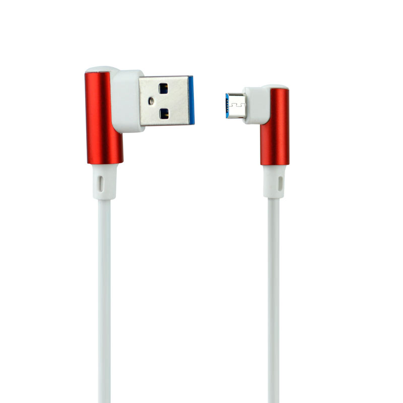 کابل میکرو یو اس بی KingStar K90A 2.1A 1.2m دو سر L