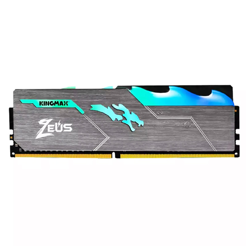 رم کامپیوتر Kingmax Zeus Dragon RGB DDR4 16GB 3200MHz CL17 Single