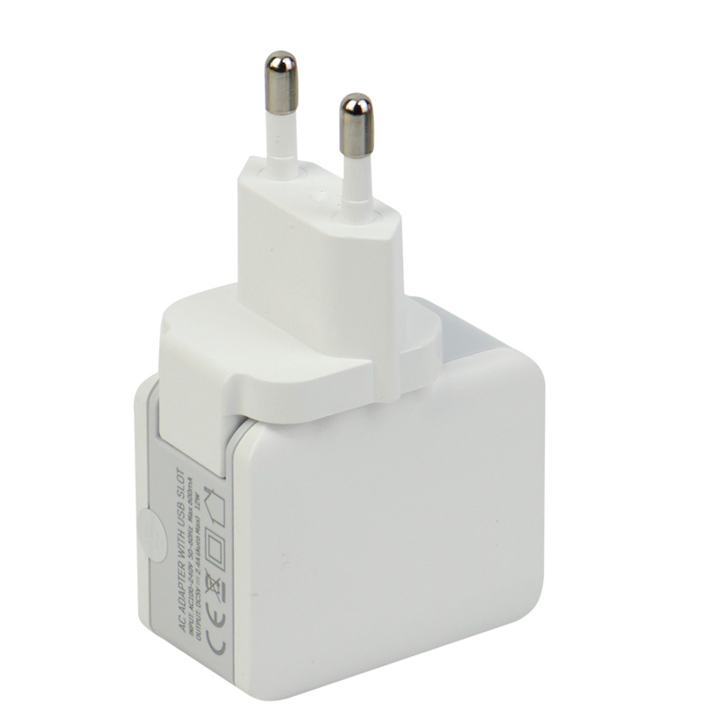 شارژر دیواری LDNIO A2203 2Port 2.4A 12W + کابل میکرو یو اس بی