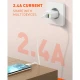 شارژر دیواری فست شارژ LDNIO A2219 2.4A 12W + کابل میکرو یو اس بی