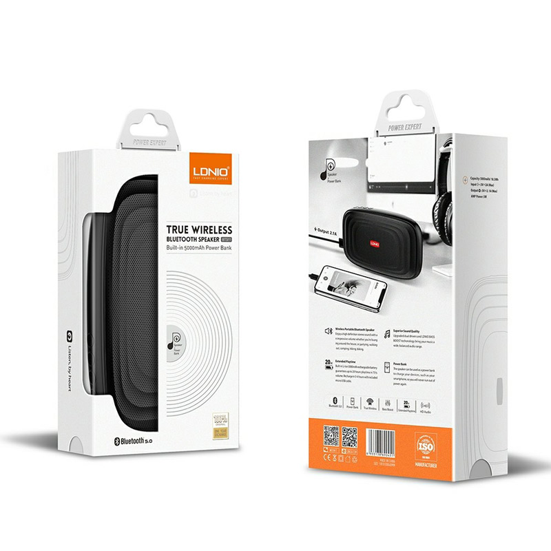 پاوربانک اسپیکر 5000 فست شارژ الدینیو LDNIO BTS11