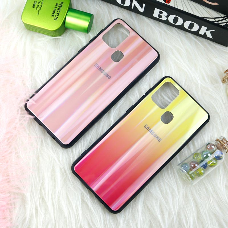قاب لیزری پشت گلسی Samsung Galaxy A21s سری B