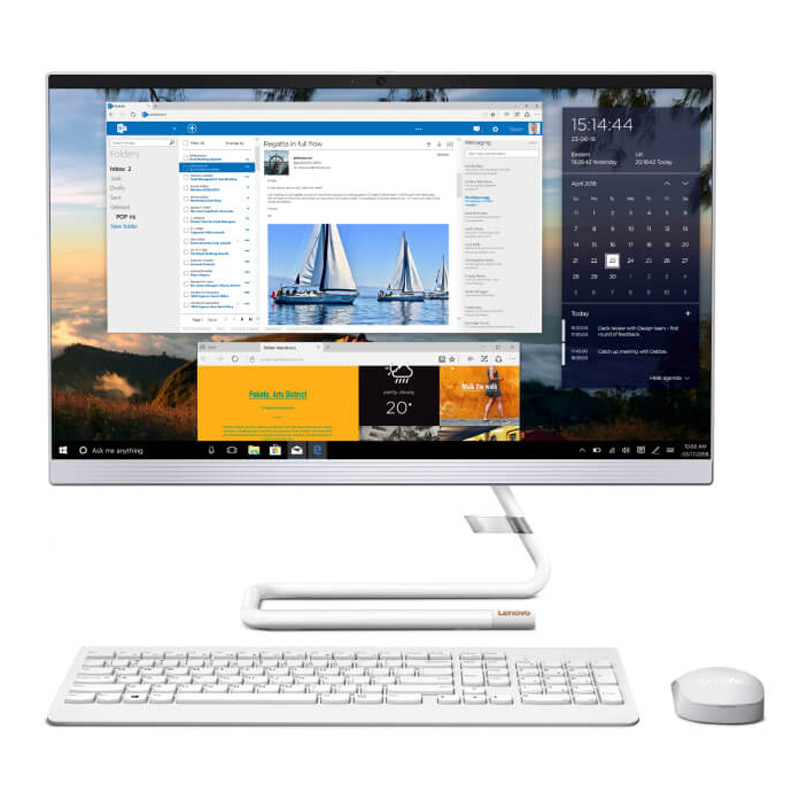 آل این وان Lenovo IdeaCentre AIO 3 Core i5 (1135G7) 8GB 1TB NVIDIA 2GB 23.8″ FHD