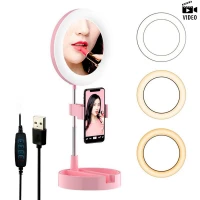 رینگ لایت پایه دار Live Beauty Lamp D1