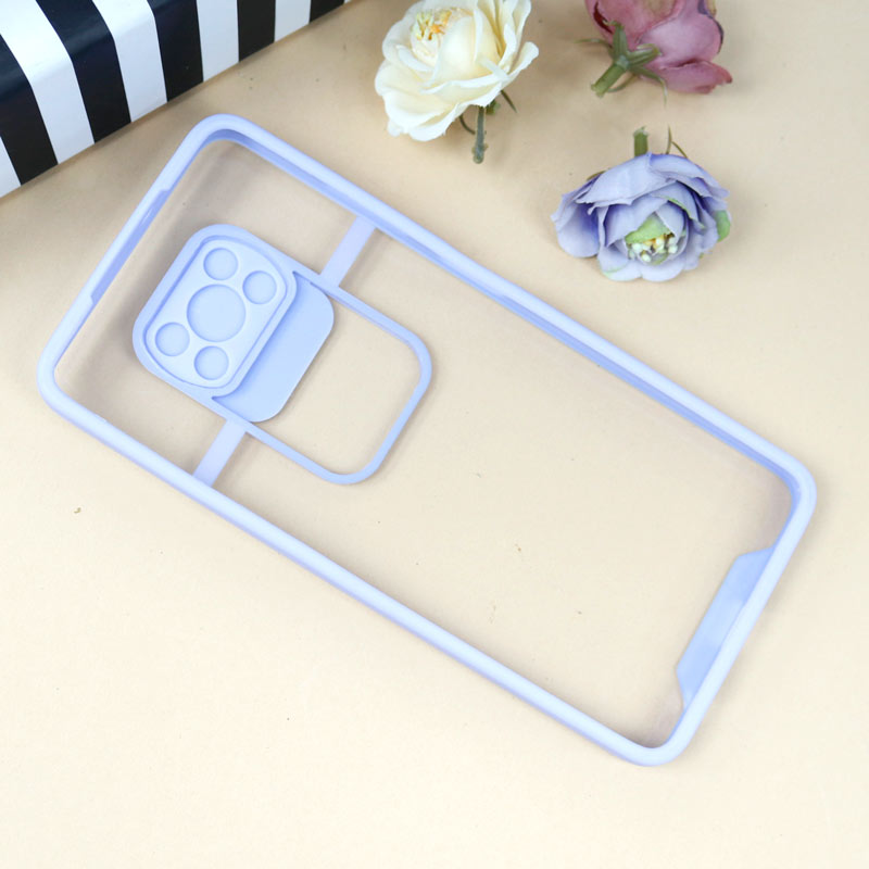 قاب PC شفاف محافظ لنزدار کشویی Xiaomi Poco X3