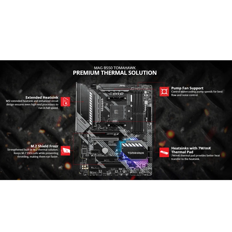 مادربرد ام اس آی MAG B550 Tomahawk DDR4