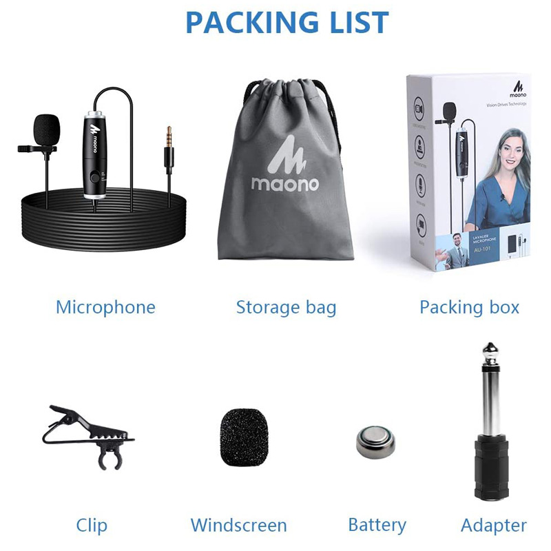 میکروفون یقه ای Maono AU-101