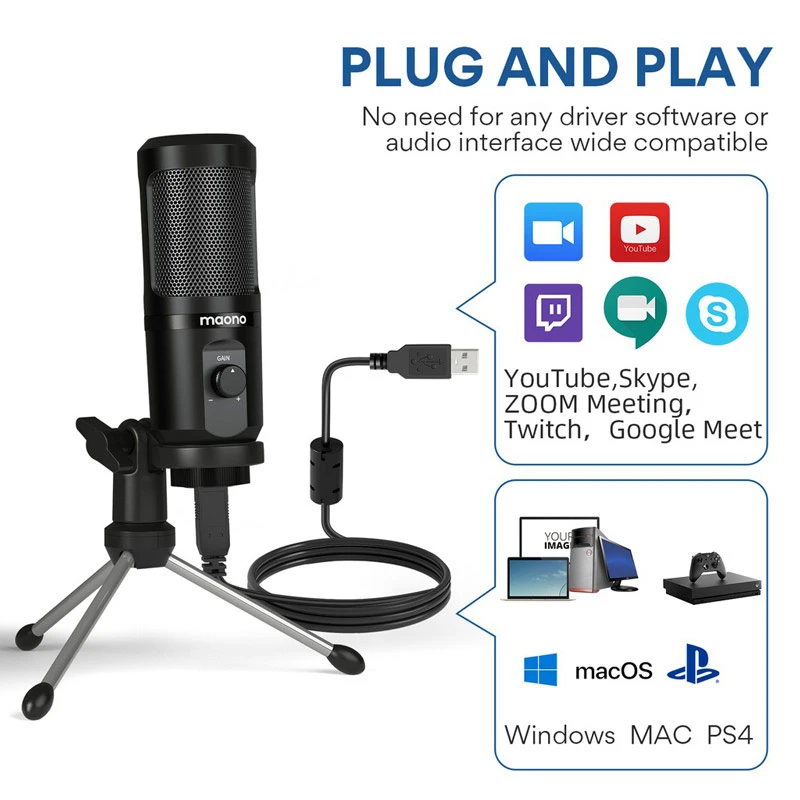 میکروفون کندانسور Maono AU-PM461TR