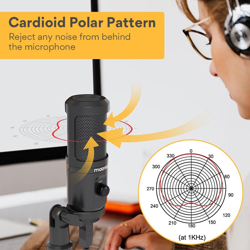 میکروفون کندانسور Maono AU-PM461TR