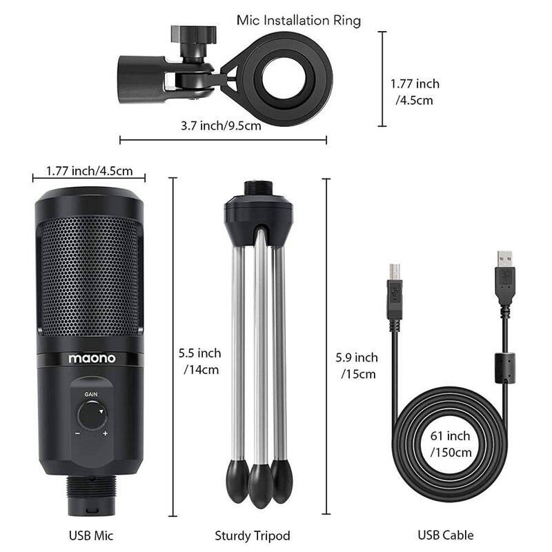 میکروفون کندانسور Maono AU-PM461TR