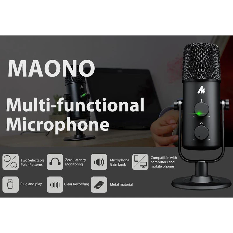 میکروفون کندانسور Maono Fairy AU-903