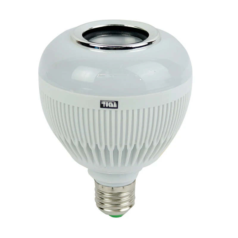 لامپ اسپیکر دار بلوتوثی 12 وات Music Bulb Party Ball RGB پایه E27 + ریموت کنترل
