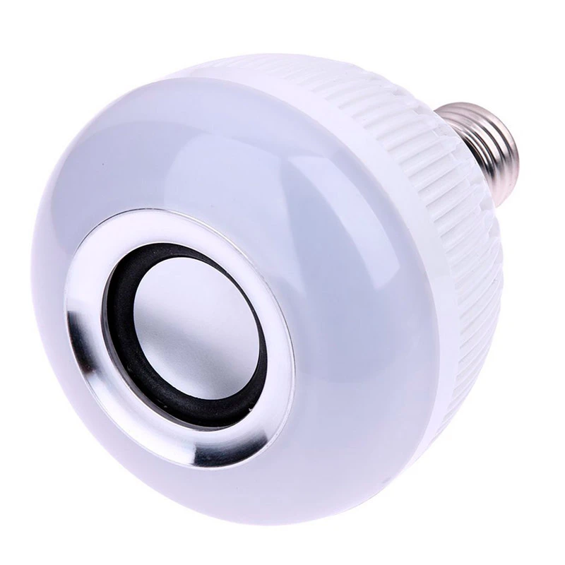 لامپ اسپیکر دار بلوتوثی 12 وات Music Bulb Party Ball RGB پایه E27 + ریموت کنترل