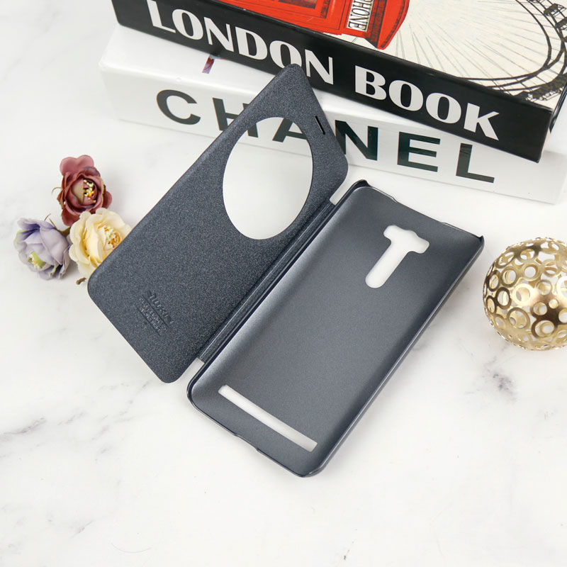 کیف اورجینال کلاسوری Sparkle نیلکین Asus Zenfone 2 مشکی